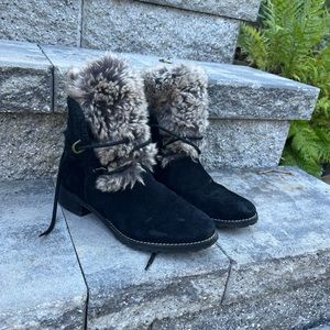 Talbots fur boots